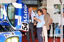 13.06.2007 Le Mans, France,  Alain Prost (FRA), Former F1 World Champion visits Team Oreca - 24 Hour of Le Mans 2007, Wednesday