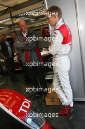 01-03.06.2007, Le Mans, France,  Mattias Ekstrom, Audi Sport, on standby to replace T. Kristensen (DEN), Audi Sport North America, Audi R10 - Le Mans 24Hr 2007, Pre-Qualifying