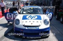 19.05.2007 Klettwitz, Germany,  Uwe Alzen (GER), HP Team Herberth, Porsche 911 GT3 Cup - Porsche Carrera Cup 2007 at Eurospeedway Lausitz (Lausitzring)