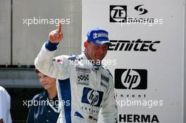 20.05.2007 Klettwitz, Germany,  Podium, Uwe Alzen (GER), HP Team Herberth, Porsche 911 GT3 Cup (2nd) - Porsche Carrera Cup 2007 at Eurospeedway Lausitz (Lausitzring)