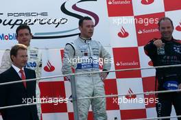 09.09.2007 Monza, Italy,  Winner, 1st, Damien Faulkner (IRL), Lechner Racing Team Bahrain, 2nd, Richard Westbrook (GBR), HISAQ Competition, 3rd, Uwe Alzen (GER), SPS Performance - Porsche Supercup 2007, Race