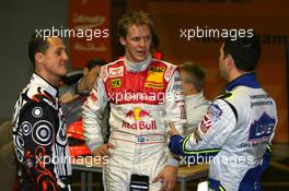 16.12.2007 Wembley, England,  Michael Schumacher (GER), Mattias Ekstrom (SWE), Jimmie Johnson (USA) - Race of Champions 2007