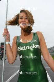 05.10.2008 Zandvoort, The Netherlands,  Grid Girl - A1GP World Cup of Motorsport 2008/09, Round 1, Zandvoort, Sunday Race 1 - Copyright A1GP - Free for editorial usage