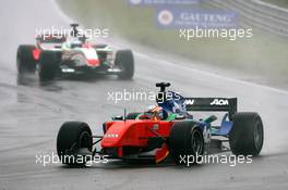 05.10.2008 Zandvoort, The Netherlands,  Adrian Zaugg (RSA), driver of A1 Team South Africa leads Daniel Morad (LEB), driver of A1 Team Lebanon - A1GP World Cup of Motorsport 2008/09, Round 1, Zandvoort, Sunday Race 1 - Copyright A1GP - Free for editorial usage