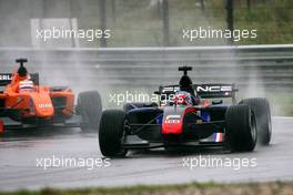 05.10.2008 Zandvoort, The Netherlands,  Loic Duval (FRA), driver of A1 Team France leads Jeroen Bleekemolen (NED), driver of A1 Team Netherlands - A1GP World Cup of Motorsport 2008/09, Round 1, Zandvoort, Sunday Race 1 - Copyright A1GP - Free for editorial usage