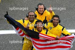 05.10.2008 Zandvoort, The Netherlands,  Happy team - A1GP World Cup of Motorsport 2008/09, Round 1, Zandvoort, Sunday Race 1 - Copyright A1GP - Free for editorial usage