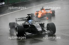 05.10.2008 Zandvoort, The Netherlands,  Earl Bamber (NZL), driver of A1 Team New Zealand leads Jeroen Bleekemolen (NED), driver of A1 Team Netherlands - A1GP World Cup of Motorsport 2008/09, Round 1, Zandvoort, Sunday Race 2 - Copyright A1GP - Free for editorial usage