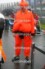 05.10.2008 Zandvoort, The Netherlands,  Dutch fan on the grid - A1GP World Cup of Motorsport 2008/09, Round 1, Zandvoort, Sunday Race 2 - Copyright A1GP - Free for editorial usage
