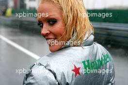05.10.2008 Zandvoort, The Netherlands,  Grid girl - A1GP World Cup of Motorsport 2008/09, Round 1, Zandvoort - A1GP - Free for editorial usage - Copyright A1GP - Free for editorial usage