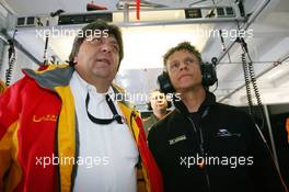07.11.2008 Chengdu, China,  Tony Teixeira, A1GP Chairman, Jan Lammers (NED), Seat Holder A1 Team Netherlands - A1GP World Cup of Motorsport 2008/09, Round 2, Chengdu, Friday Practice - Copyright A1GP - Free for editorial usage