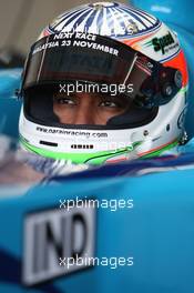 07.11.2008 Chengdu, China,  Narain Karthikeyan (IND), driver of A1 Team India - A1GP World Cup of Motorsport 2008/09, Round 2, Chengdu, Friday - Copyright A1GP - Free for editorial usage