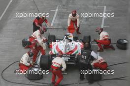 09.11.2008 Chengdu, China,  Daniel Morad (LEB), driver of A1 Team Lebanon pit stop - A1GP World Cup of Motorsport 2008/09, Round 2, Chengdu, Sunday Race 2 - Copyright A1GP - Free for editorial usage