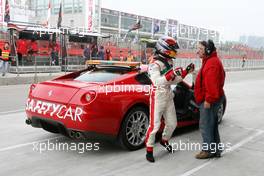08.11.2008 Chengdu, China,  Edoardo Piscopo (ITA), driver of A1 Team Italy, returns to the pits - A1GP World Cup of Motorsport 2008/09, Round 2, Chengdu, Saturday Qualifying - Copyright A1GP - Free for editorial usage