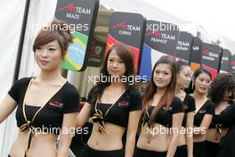 08.11.2008 Chengdu, China,  grid girl - A1GP World Cup of Motorsport 2008/09, Round 2, Chengdu, Saturday - Copyright A1GP - Free for editorial usage