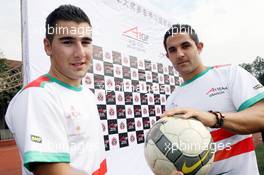 06.11.2008 Chengdu, China,  Daniel Morad (LEB), driver of A1 Team Lebanon and Jimmy Auby (LEB), driver of A1 Team Lebanon - A1GP World Cup of Motorsport 2008/09, Round 2, Chengdu, Thursday - Copyright A1GP - Free for editorial usage