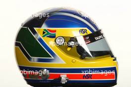 21.11.2008 Kuala Lumpur, Malaysia,  Gavin Cronje (RSA), driver of A1 Team South Africa helmet - A1GP World Cup of Motorsport 2008/09, Round 3, Sepang, Friday - Copyright A1GP - Free for editorial usage
