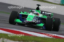 21.11.2008 Kuala Lumpur, Malaysia,  Adam Carroll (IRL), driver of A1 Team Ireland - A1GP World Cup of Motorsport 2008/09, Round 3, Sepang, Friday Practice - Copyright A1GP - Free for editorial usage