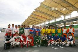 21.11.2008 Kuala Lumpur, Malaysia,  A1 GP drivers - A1GP World Cup of Motorsport 2008/09, Round 3, Sepang, Friday - Copyright A1GP - Free for editorial usage