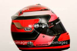 21.11.2008 Kuala Lumpur, Malaysia,  Alexandre Imperatori (SUI), driver of A1 Team Switzerland helmet - A1GP World Cup of Motorsport 2008/09, Round 3, Sepang, Friday - Copyright A1GP - Free for editorial usage