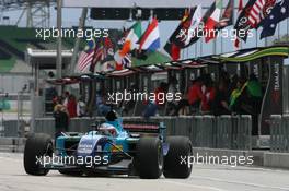 21.11.2008 Kuala Lumpur, Malaysia,  Armaan Ebrahim (IND), driver of A1 Team India  - A1GP World Cup of Motorsport 2008/09, Round 3, Sepang, Friday Practice - Copyright A1GP - Free for editorial usage