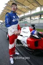 23.11.2008 Kuala Lumpur, Malaysia,  Marco Andretti (USA), driver of A1 Team USA  - A1GP World Cup of Motorsport 2008/09, Round 3, Sepang, Sunday Race 1 - Copyright A1GP - Free for editorial usage