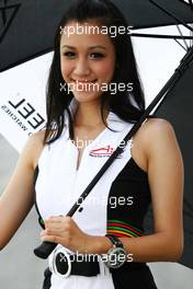 23.11.2008 Kuala Lumpur, Malaysia,  Grid Girl, TW Steel - A1GP World Cup of Motorsport 2008/09, Round 3, Sepang, Sunday Race 1 - Copyright A1GP - Free for editorial usage