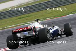 23.11.2008 Kuala Lumpur, Malaysia,  Loic Duval (FRA), driver of A1 Team France  - A1GP World Cup of Motorsport 2008/09, Round 3, Sepang, Sunday Race 1 - Copyright A1GP - Free for editorial usage
