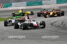23.11.2008 Kuala Lumpur, Malaysia,  Loic Duval (FRA), driver of A1 Team France - A1GP World Cup of Motorsport 2008/09, Round 3, Sepang, Sunday Race 2 - Copyright A1GP - Free for editorial usage