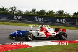 23.11.2008 Kuala Lumpur, Malaysia,  Marco Andretti (USA), driver of A1 Team USA - A1GP World Cup of Motorsport 2008/09, Round 3, Sepang, Sunday Race 2 - Copyright A1GP - Free for editorial usage