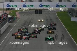 23.11.2008 Kuala Lumpur, Malaysia,  Start or race 2 - A1GP World Cup of Motorsport 2008/09, Round 3, Sepang, Sunday Race 2 - Copyright A1GP - Free for editorial usage