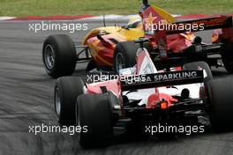 23.11.2008 Kuala Lumpur, Malaysia,  Ho Pin Tung (CHN), driver of A1 Team China, Marco Andretti (USA), driver of A1 Team USA  - A1GP World Cup of Motorsport 2008/09, Round 3, Sepang, Sunday Race 2 - Copyright A1GP - Free for editorial usage