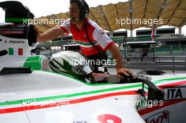 22.11.2008 Kuala Lumpur, Malaysia,  Edoardo Piscopo (ITA), driver of A1 Team Italy  - A1GP World Cup of Motorsport 2008/09, Round 3, Sepang, Saturday Practice - Copyright A1GP - Free for editorial usage