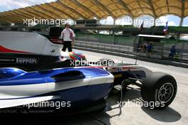 22.11.2008 Kuala Lumpur, Malaysia,  Loic Duval (FRA), driver of A1 Team France  - A1GP World Cup of Motorsport 2008/09, Round 3, Sepang, Saturday Practice - Copyright A1GP - Free for editorial usage