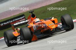 22.11.2008 Kuala Lumpur, Malaysia,  Jeroen Bleekemolen (NED), driver of A1 Team Netherlands  - A1GP World Cup of Motorsport 2008/09, Round 3, Sepang, Saturday Qualifying - Copyright A1GP - Free for editorial usage