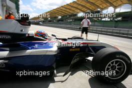 22.11.2008 Kuala Lumpur, Malaysia,  Loic Duval (FRA), driver of A1 Team France  - A1GP World Cup of Motorsport 2008/09, Round 3, Sepang, Saturday Practice - Copyright A1GP - Free for editorial usage