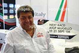 22.07.2008, Mugello, Italy Tony Teixeira, A1GP Chairman - A1 Team Italy and A1GP Mugello launch including first public run of the A1GP `Powered by Ferrari' Car 2008/09 - Copyright A1GP - Copyrigt Free for editorial usage - Please Credit: A1GP