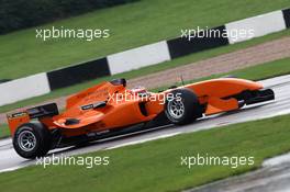 09.0809.2008, Donington Park, England Jeroen Bleekemolen (NED), driver of A1 Team Netherlands - A1GP New 'Powered by Ferrari' Car 2008/09 testing - Copyright A1GP - Copyrigt Free for editorial usage - Please Credit: A1GP