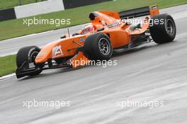 11.0809.2008, Donington Park, England Jeroen Bleekemolen (NED), driver of A1 Team Netherlands - A1GP New 'Powered by Ferrari' Car 2008/09 testing - Copyright A1GP - Copyrigt Free for editorial usage - Please Credit: A1GP