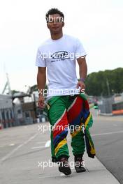 11.0809.2008, Donington Park, England Adrian Zaugg (RSA), driver of A1 Team South Africa - A1GP New 'Powered by Ferrari' Car 2008/09 testing - Copyright A1GP - Copyrigt Free for editorial usage - Please Credit: A1GP