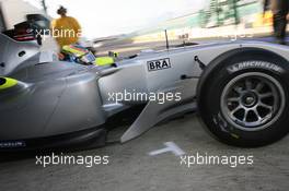 27.10.2008 Silverstone, England,  Felipe Guimaraes (BRA), driver of A1 Team Brazil - A1GP World Cup of Motorsport 2008/09, Testing - Copyright A1GP - Free for editorial usage