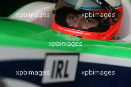 23.10.2008 Silverstone, England,  Adam Carroll (IRL), driver of A1 Team Ireland - A1GP World Cup of Motorsport 2008/09, Testing - Copyright A1GP - Free for editorial usage