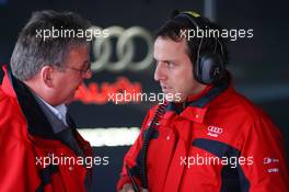 11.04.2008 Hockenheim, Germany,  Ex-DTM driver Christijan Abt (GER), in the pitbox of Katherine Legge (GBR), TME - DTM 2008 at Hockenheimring