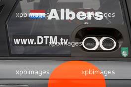 13.04.2008 Hockenheim, Germany,  Side panel of the car of Christijan Albers (NED), TME, Audi A4 DTM - DTM 2008 at Hockenheimring