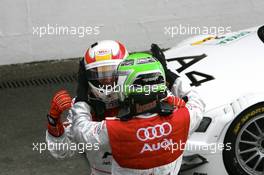 13.04.2008 Hockenheim, Germany,  Tom Kristensen (DEN), Audi Sport Team Abt Audi A4 DTM 2008, Timo Scheider (GER), Audi Sport Team Abt, Audi A4 DTM - DTM 2008 at Hockenheimring