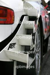 13.04.2008 Hockenheim, Germany,  Audi A4 DTM wing detail - DTM 2008 at Hockenheimring