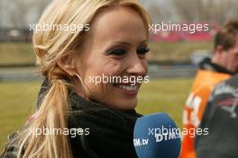 20.04.2008 Oschersleben, Germany,  Cora Schumacher (GER), wife of Ralf Schumacher (GER) - DTM 2008 at Motopark Oschersleben