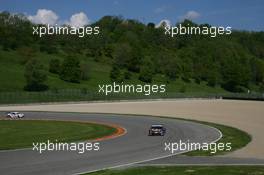 02.05.2008 Scarperia, Italy,  Mattias Ekstrsm (SWE), Audi Sport Team Abt Sportsline, Audi A4 DTM leads Susie Stoddart (GBR), Persson Motorsport AMG Mercedes, AMG Mercedes C-Klasse - DTM 2008 at Mugello