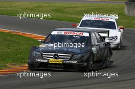 04.05.2008 Scarperia, Italy,  Paul di Resta (GBR), Team HWA AMG Mercedes, AMG Mercedes C-Klasse, Tom Kristensen (DEN), Audi Sport Team Abt Audi A4 DTM 2008 - DTM 2008 at Mugello