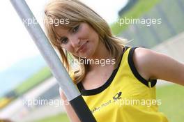 04.05.2008 Scarperia, Italy,  grid girls - DTM 2008 at Mugello