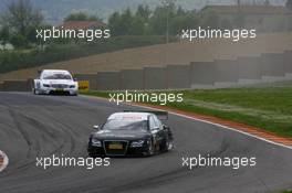 04.05.2008 Scarperia, Italy,  Timo Scheider (GER), Audi Sport Team Abt, Audi A4 DTM, Susie Stoddart (GBR), Persson Motorsport AMG Mercedes, AMG Mercedes C-Klasse - DTM 2008 at Mugello